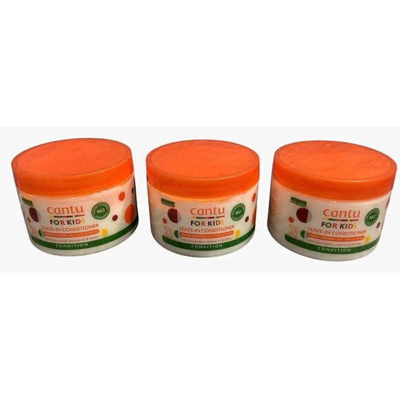 3 CANTU For Kids Leave-In Conditioner 12oz Each No Sulfate Silicone Parabens - Picture 2 of 4
